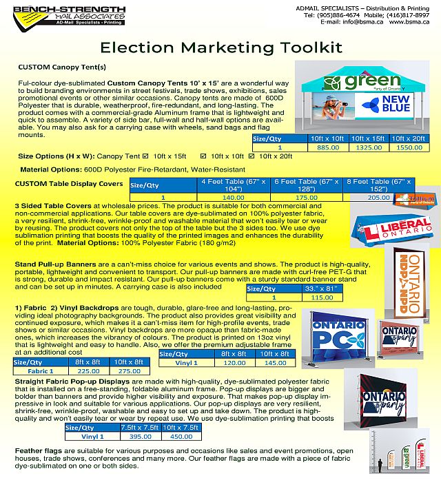 trade display Marketing Toolkit webmail 1 - VOTE Ontario