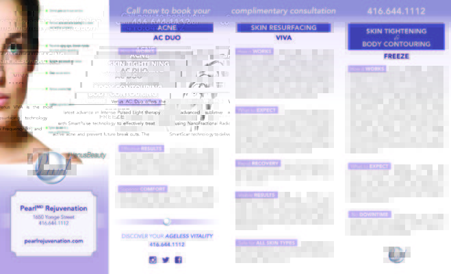 Dr. Pearlman Venus Double Gate Brochure proof Page 1 659x400 - Sample Design & Printing