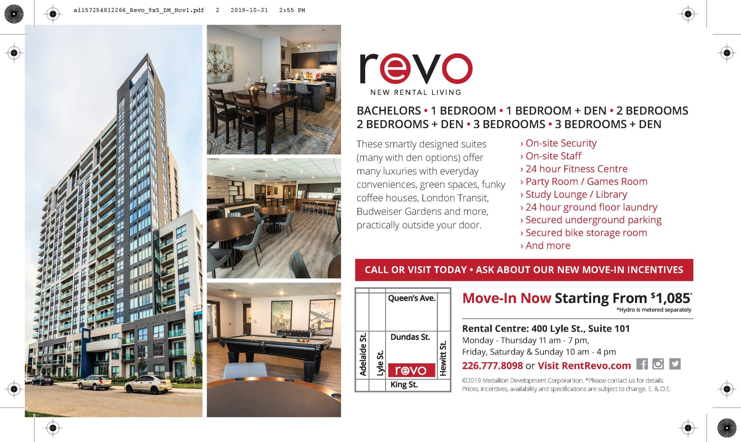 Revo LOndon Luxury Living  9x5 DM eproof Page 2 scaled - Sample Design & Printing